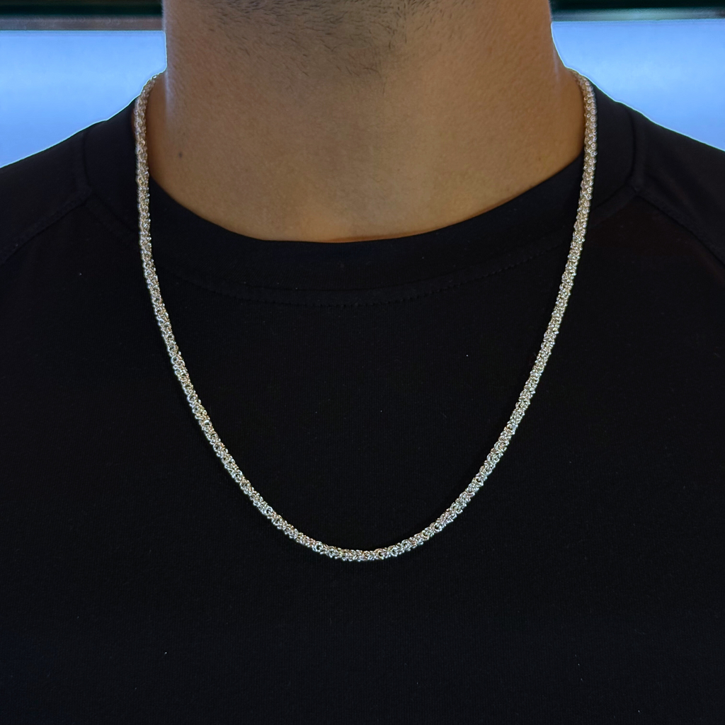 Cadena Bizantino - Plata 925