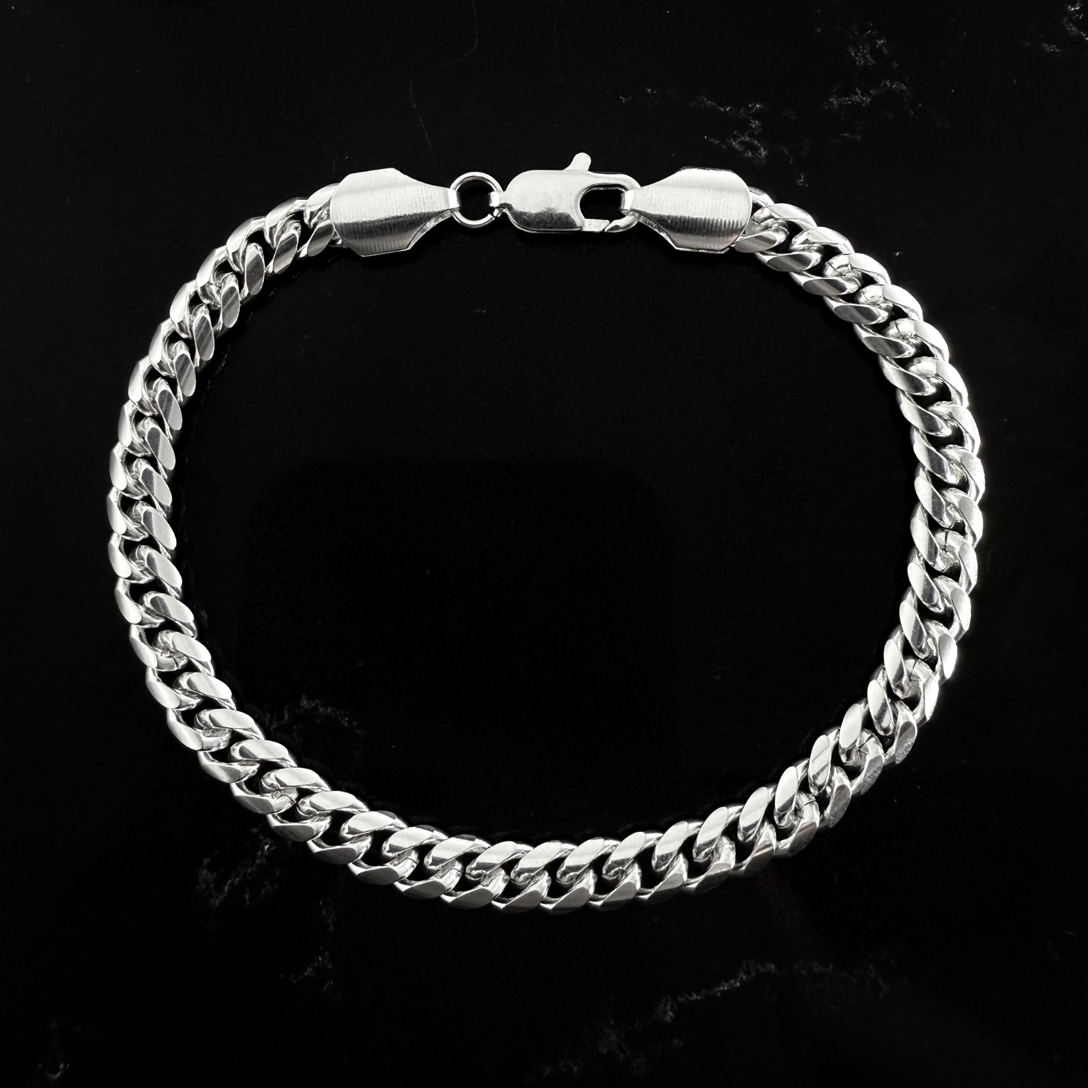 Pulsera Grumet Gruesa - Plata 925
