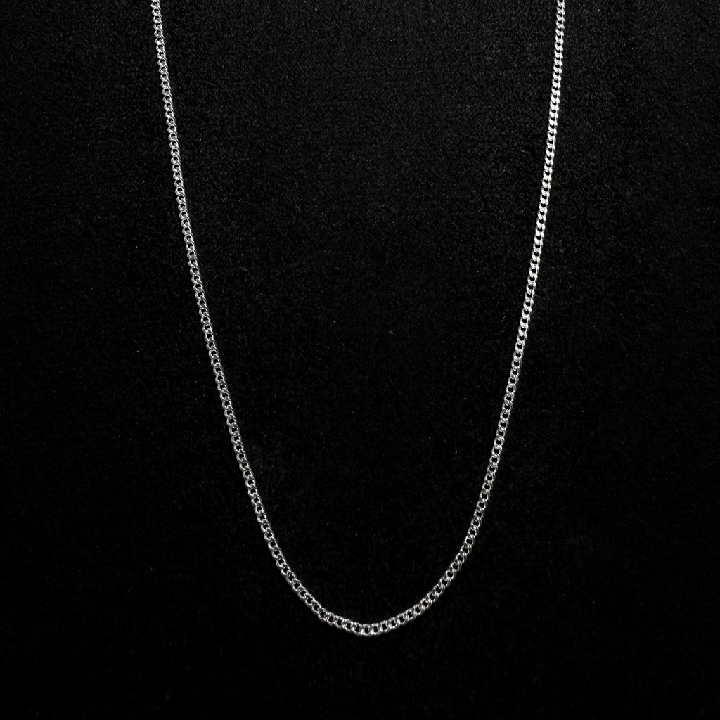 Cadena Grumet Fina- Plata 925