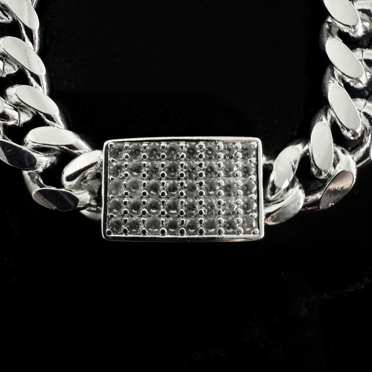 Pulsera Grumet Doble Cajón con Circones- Plata 925