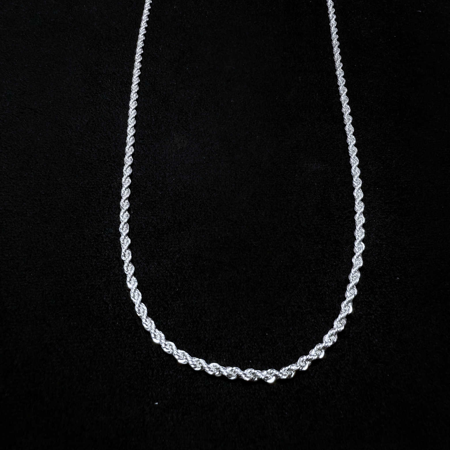 Cadena Turbillon Gruesa - Plata 925