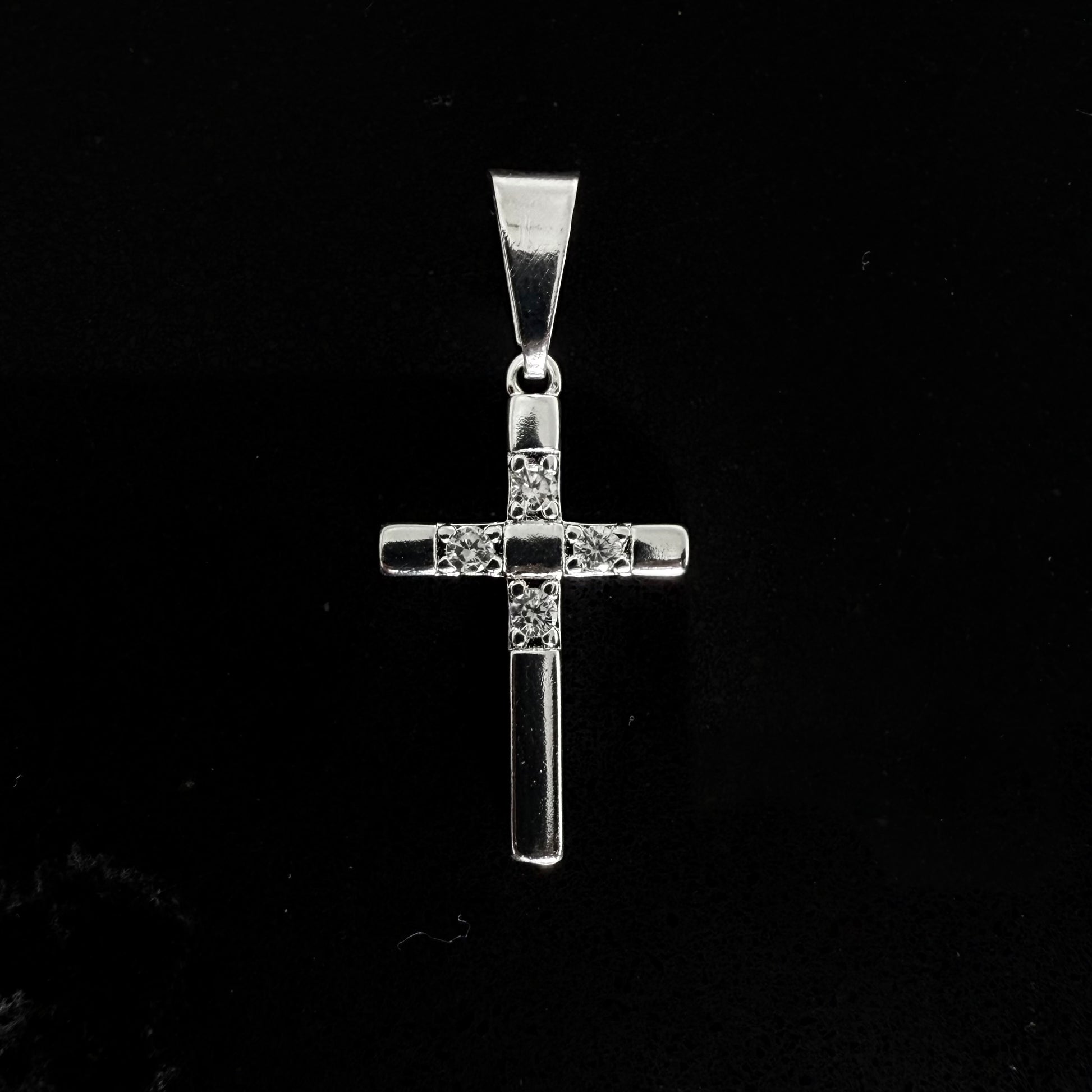 Colgante Cruz con Cirones - Plata 925