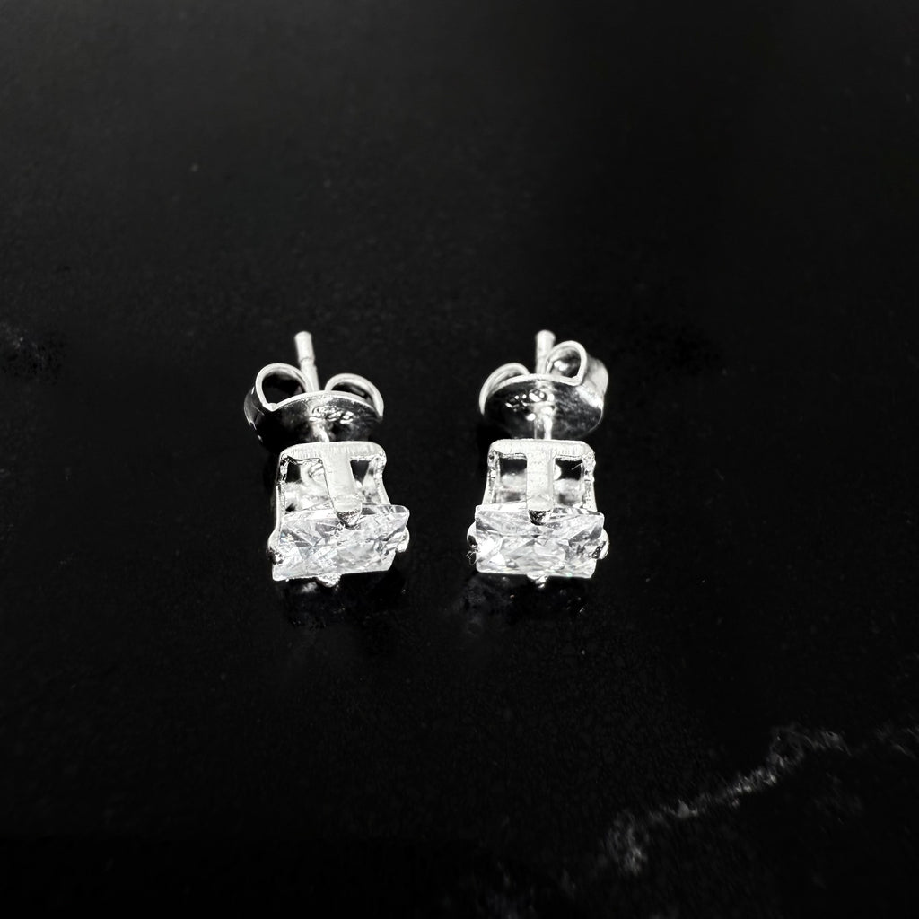 Aros Cuadrados - Plata 925