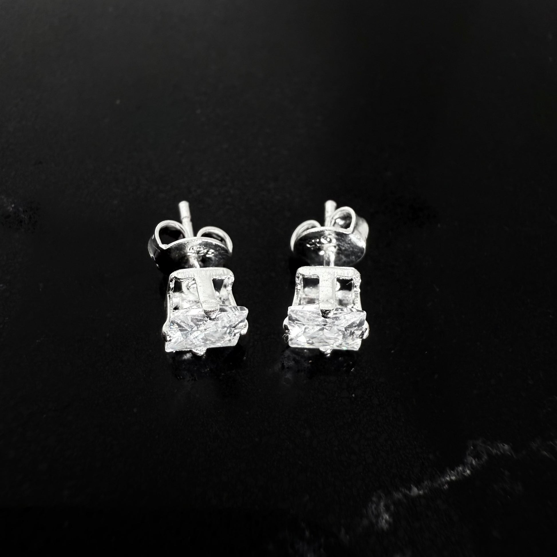 Aros Cuadrados - Plata 925