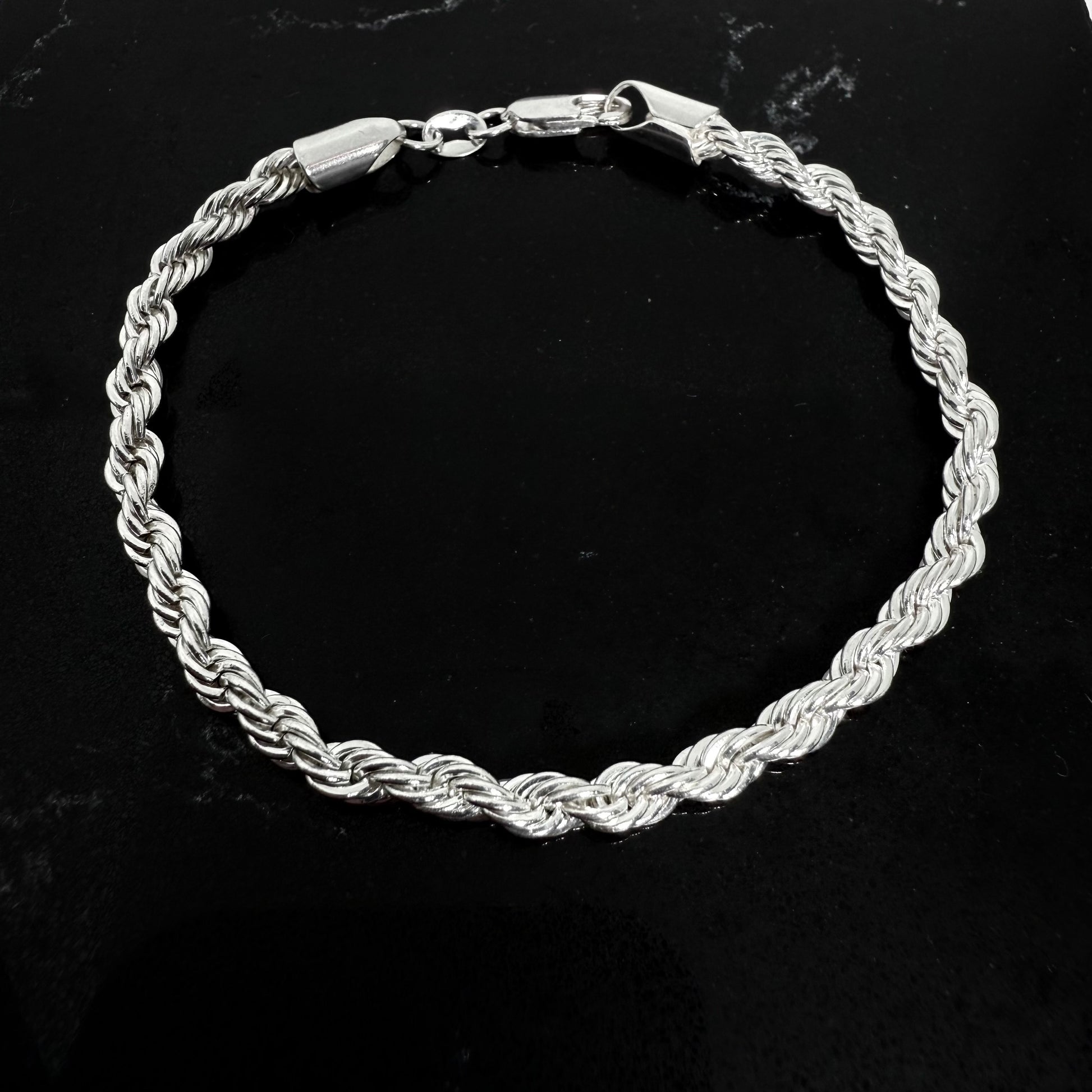 Pulsera Turbillón Gruesa - Plata 925