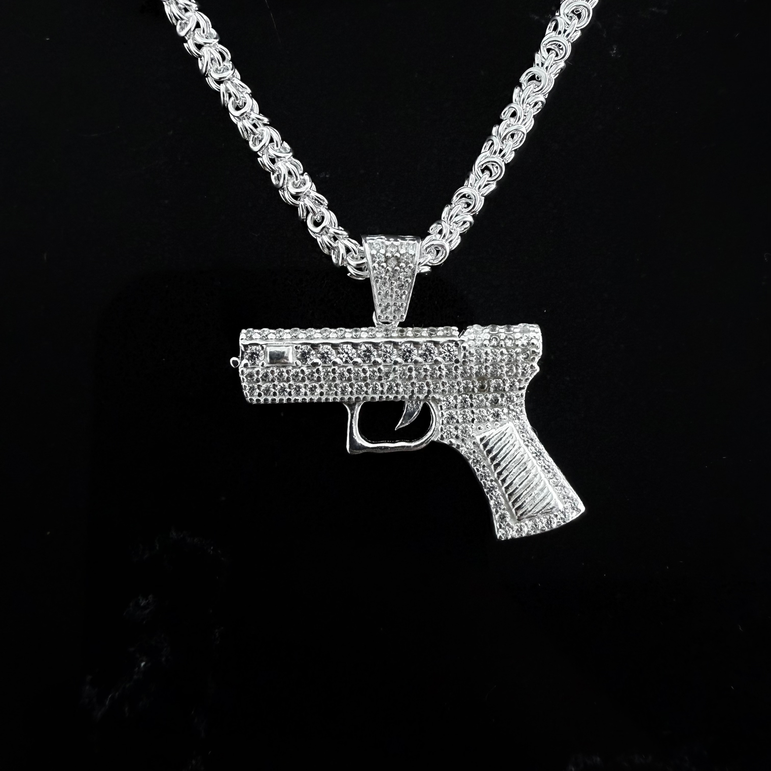 Colgante Glock 19 - Plata 925